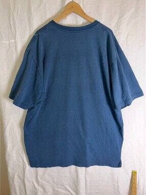 Playboy PacSun Mens Medium Blue T Shirt The Caviar Escape Bunny Crescent Moon